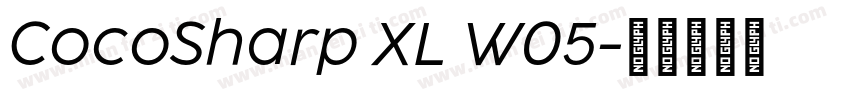 CocoSharp XL W05字体转换